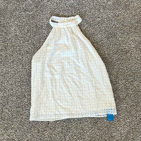 New With Tags Cupshe Textured High Neck Top Size Medium - Picture 4 of 5